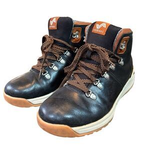 Forsake Wilson Leather Hiking Boots Men’s 10 Black/Tan Waterproof Sneaker Boots